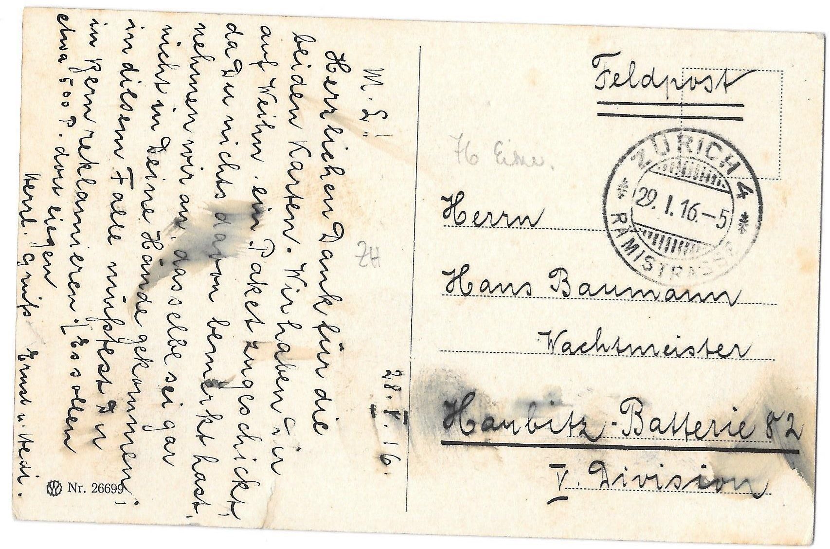 Cartoline postali: Wührenbach Teilansicht – Usato da Olten venduto da clotaldi 1
