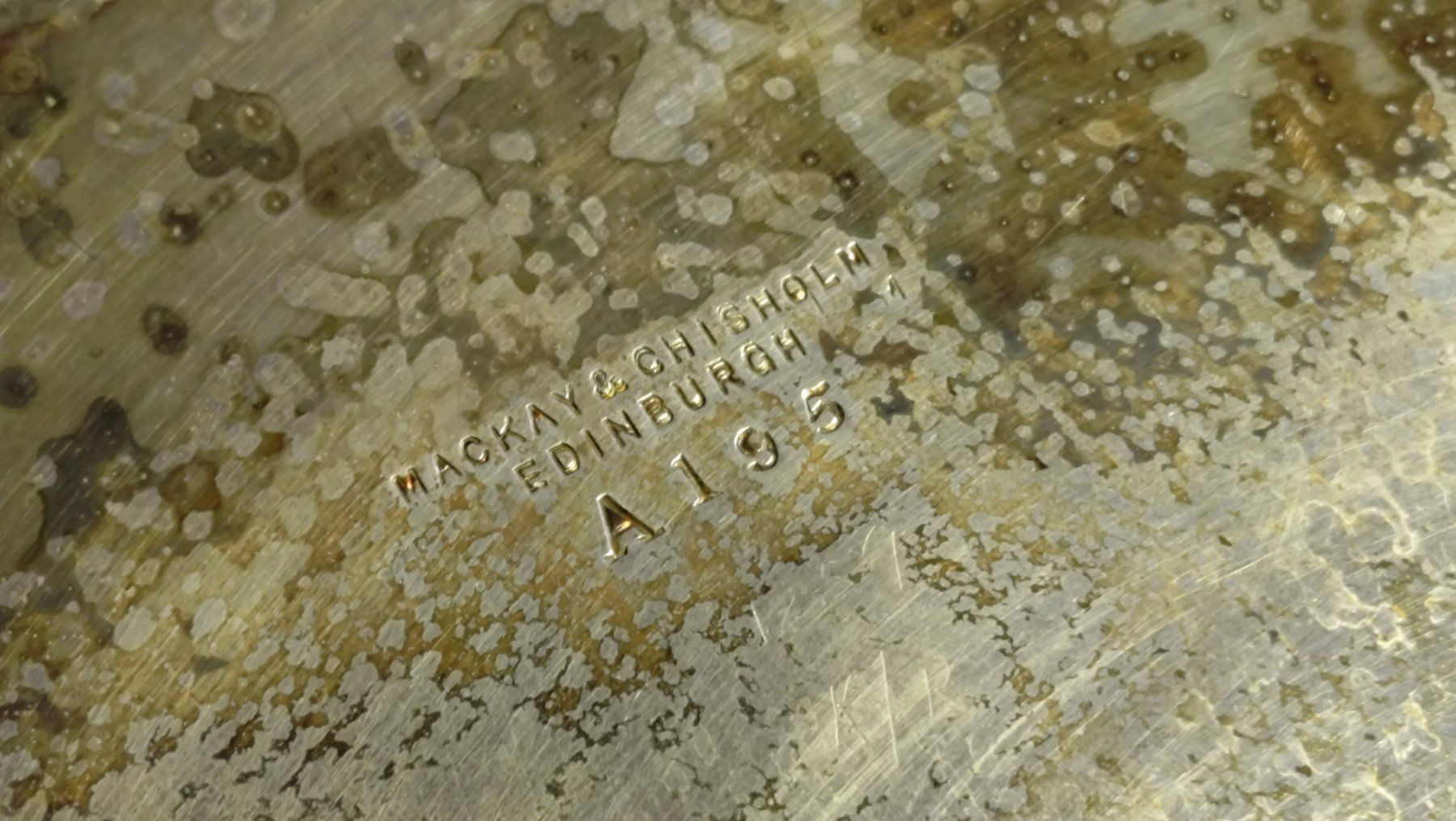 Tablet PC: Antikes Serviertablett Silber (ungeprüft) – Usato da Kreuzlingen venduto da 123peter 5