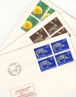 LBK 473 - 475 im 4er-Block FDC