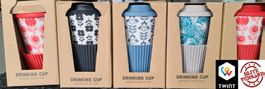 5 Stück Trinkbecher 400ml Natural Collection
