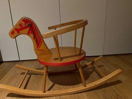 Holz Schaukelpferd Wisa Gloria Kinder gut erhalten