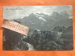 Ragaz-Die Falknis mit Stempel 1917 guter Zustand 