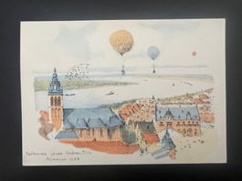 AK Ballonpost 1957 Holland   (G2435)