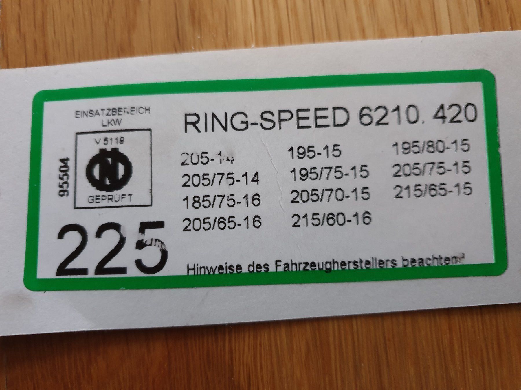 Catene da neve: Schneeketten Ring-Speed 6210.420 MioCar – Nuovo (secondo la descrizione) da Schliern b. Köniz venduto da Renagrumpi 2