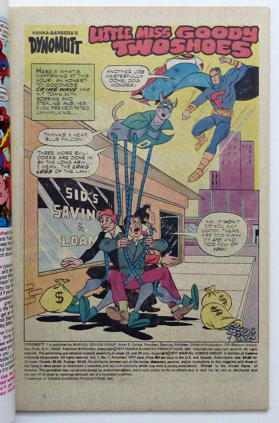 Comics: DYNOMUTT #1 🔑 KEY ISSUE SCOOBY-DOO MARVEL 1977 NEWSTAND – Gebraucht aus Lugano von YouWantUS 2