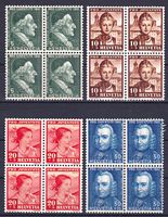 PJ 1941 im 4er-Block, postfrisch**