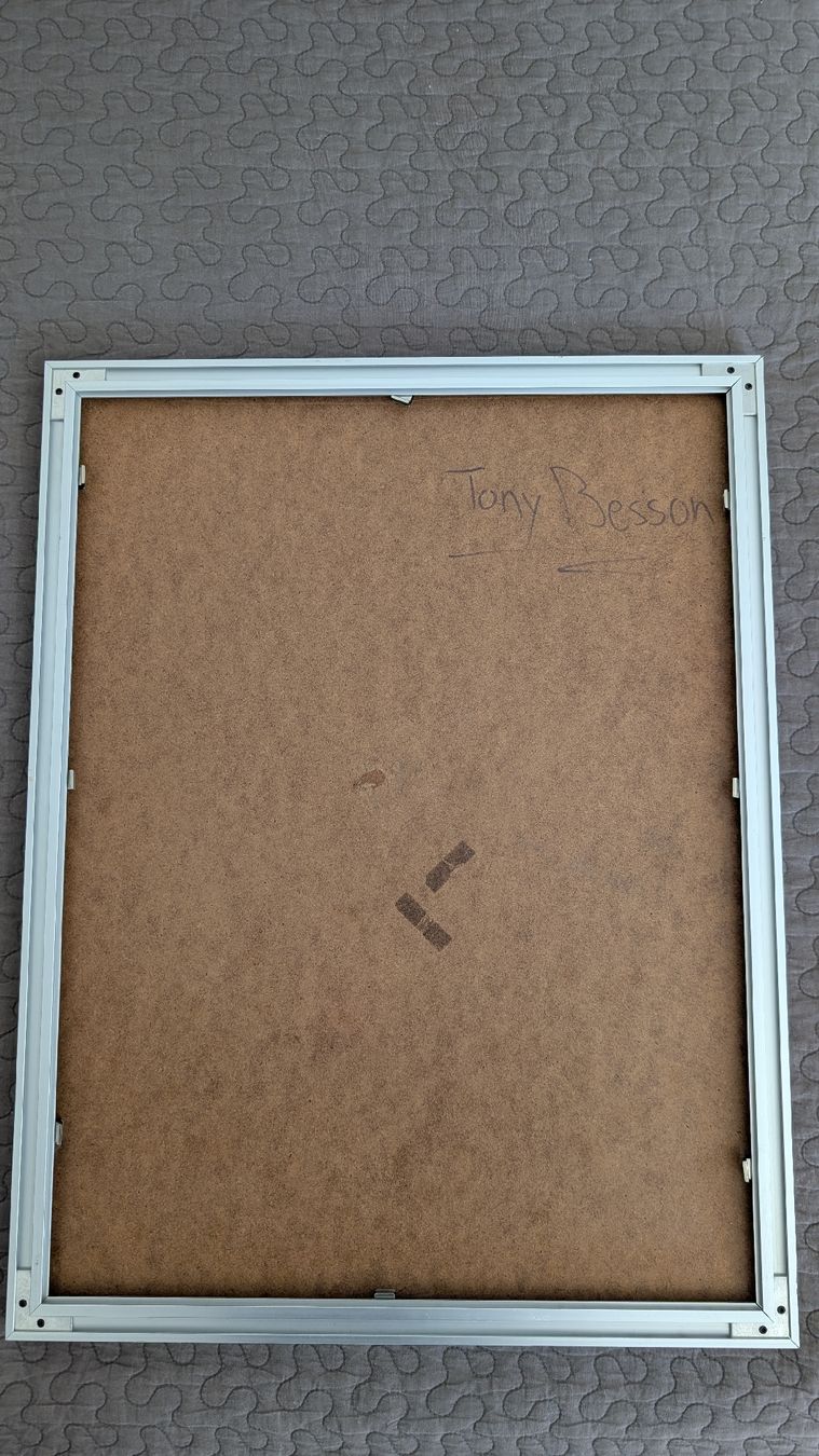 Gemälde: Abstraktes Gemälde von T. Besson 1956 ORIGINAL – Neu (gemäss Beschreibung) aus Liestal von ericx.oc 3