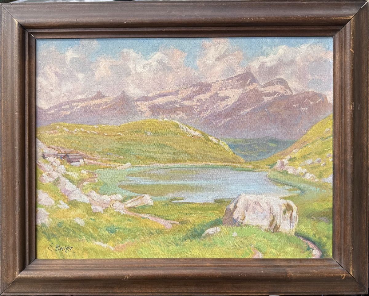 Gemälde: Ernest Frédéric Auguste Becker 1883 - 1978 – Gebraucht aus Genève von ram_r8l9