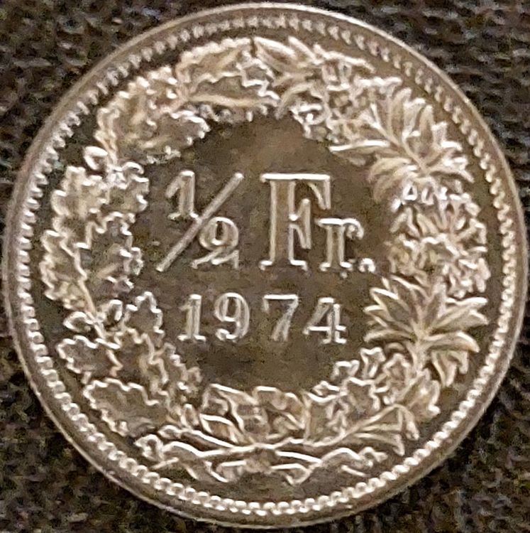 50 Rappen 1974 stgl. / aus Münzsatz | Kaufen auf Ricardo