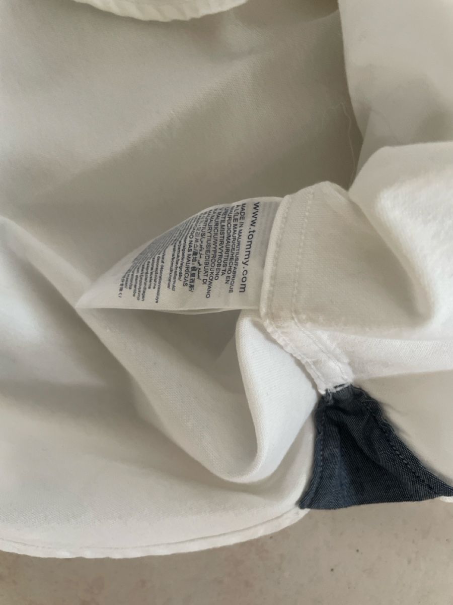 Tommy Hilfiger Camicie: Tommy Hilfiger Denim Hemd, Weiss, Regular Fit, Gr. S – Nuovo (secondo la descrizione) da Obergerlafingen venduto da cabo4 3