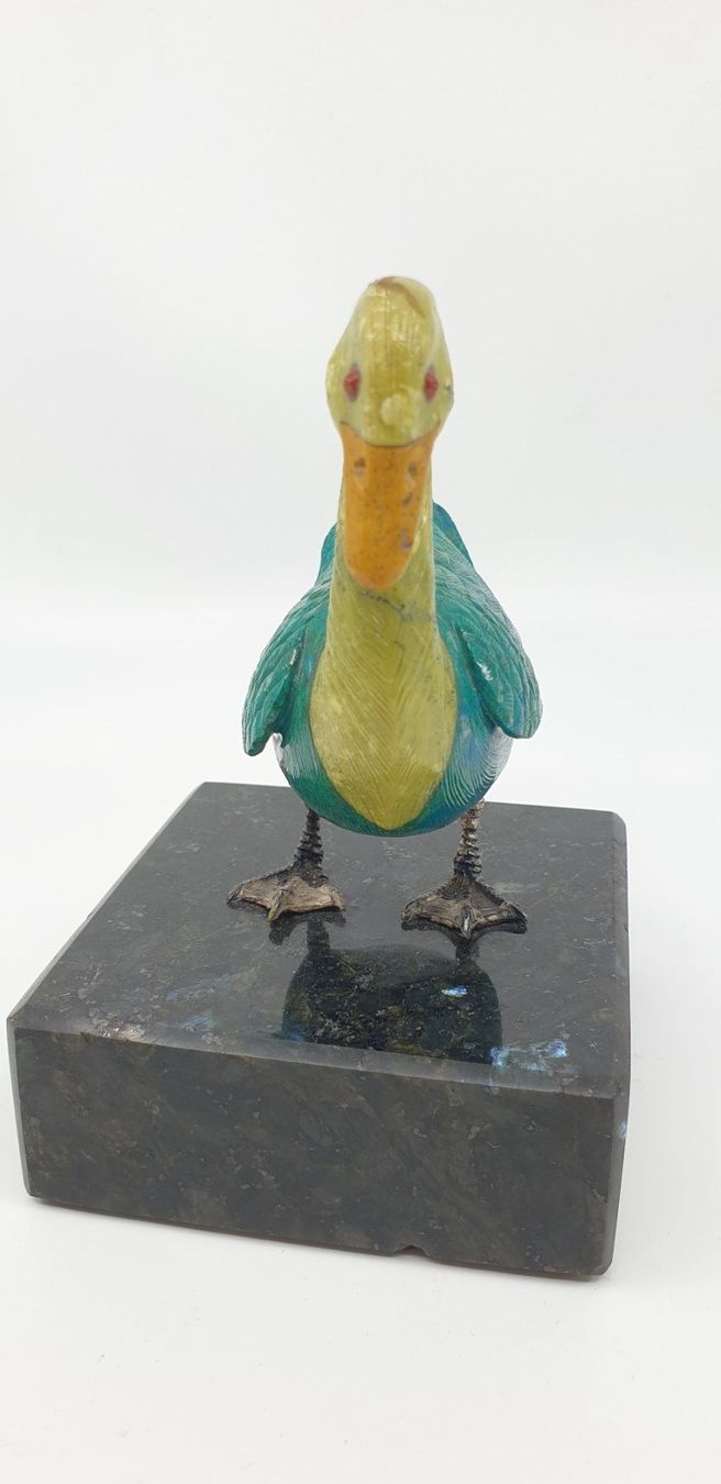 Statuette: Ente auf Steinsockel – Usato da Emmen venduto da magelan 1