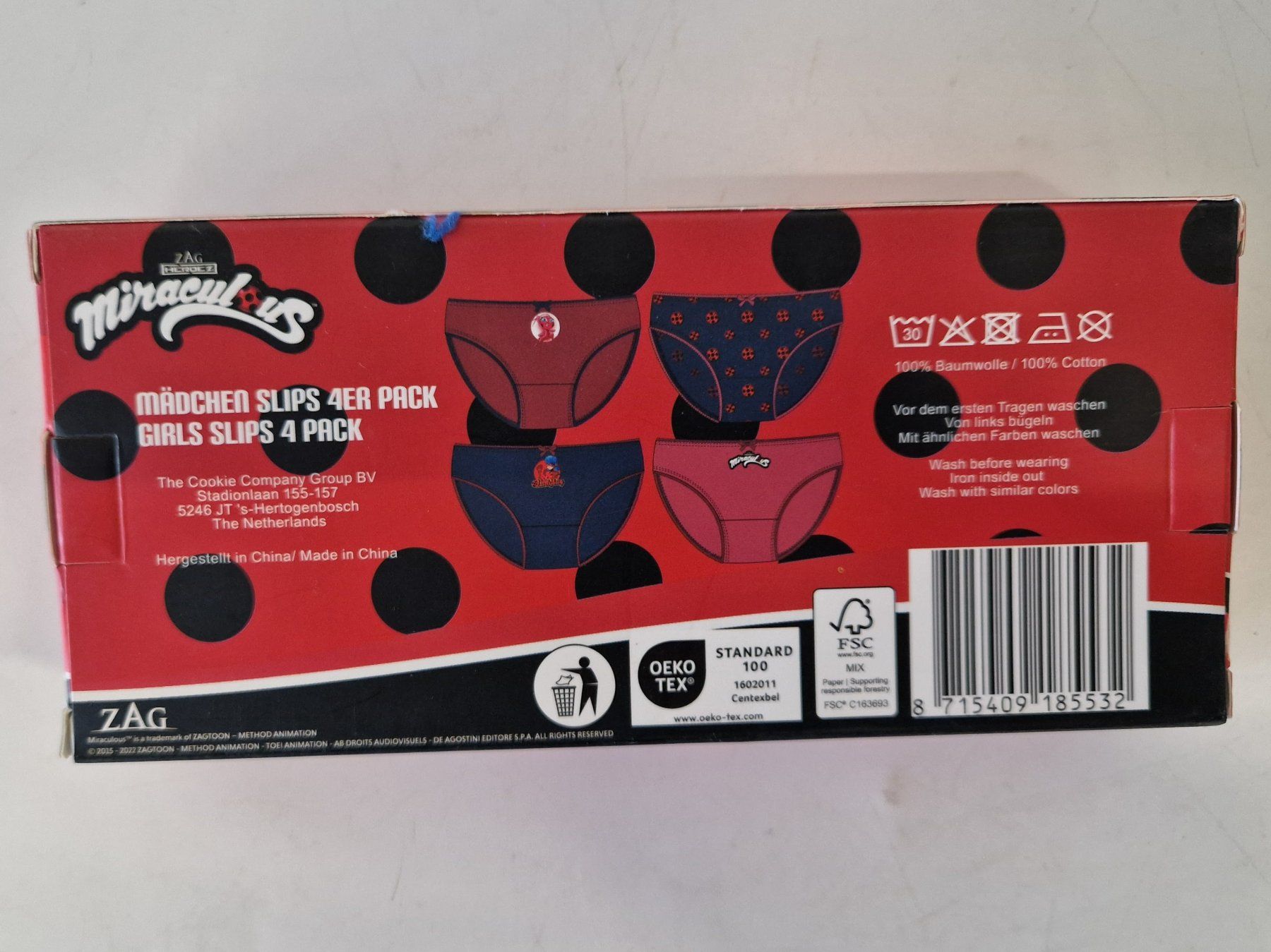 Sous-vêtements: Miracules Mädchen 4er Pack Unterhose Grösse122/128 – Neuf (Voir description) à Muhen par Restwert_Muhen 1