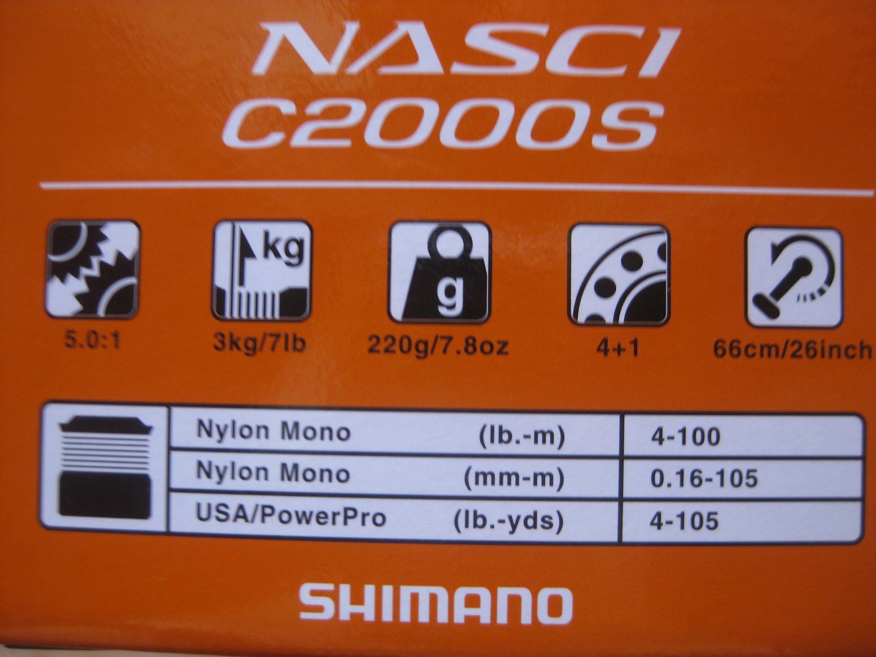 Shimano Rollen & Spulen: SHIMANO NASCI C2000S – Neu und originalverpackt aus Dübendorf von Koeder01 2