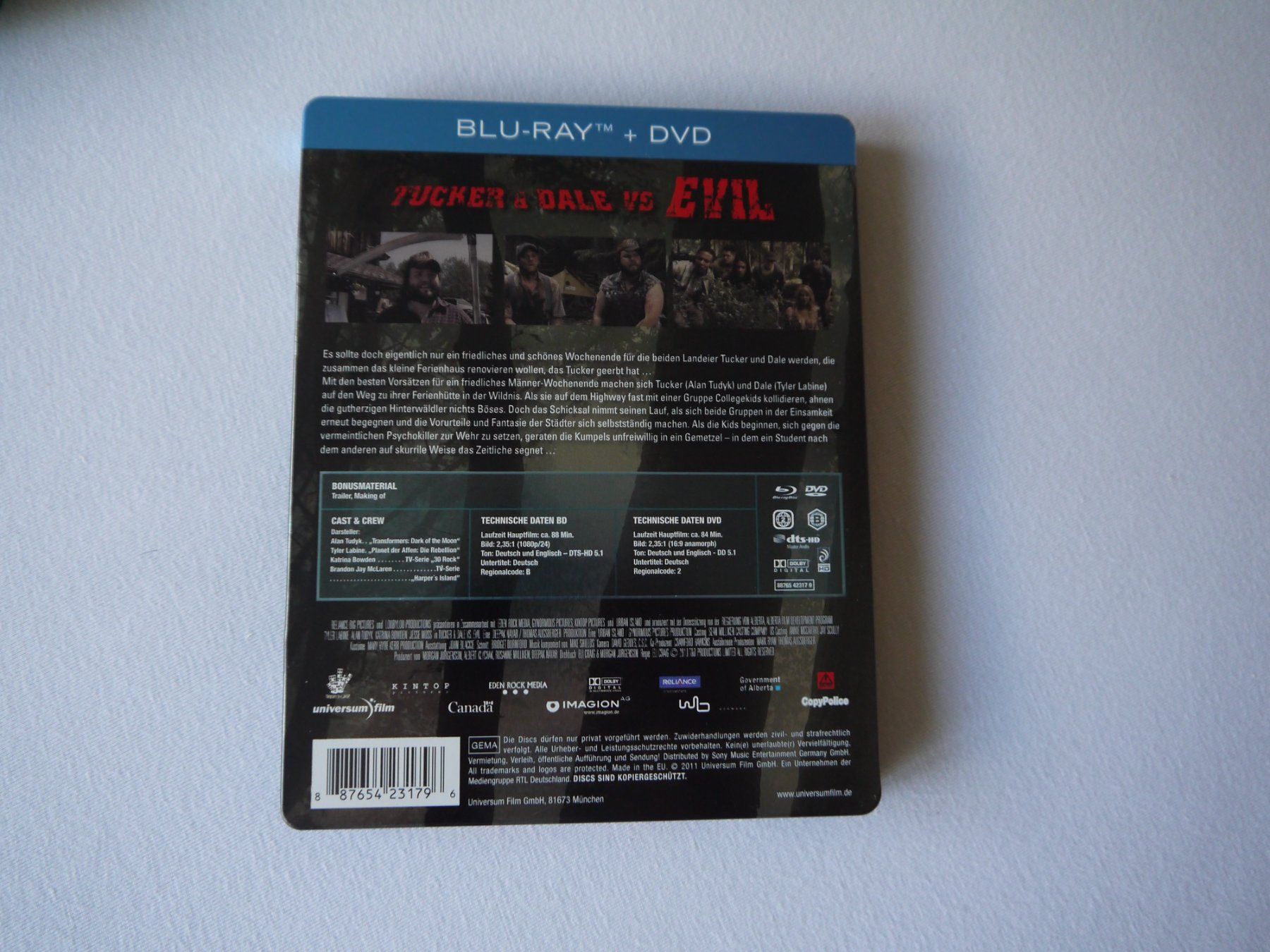 Tutti i DVDs: TUCKER & DALE vs. DEVIL- Steelbook - Blu Ray+ DVD – Usato da Hagendorn venduto da Blaf 2