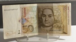 50 Deutsche Mark Banconota usata