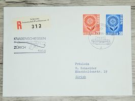 CL02 Enveloppe + Timbre Suisse 1977