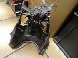 Skyrim Drachen Alduin Figur + Buch aus Collector Edition