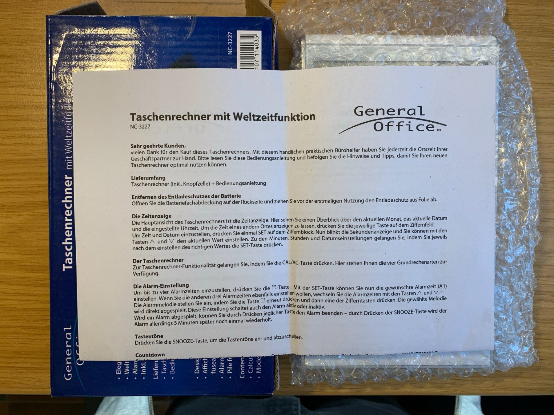 Calcolatrici tascabili: Taschenrechner mit Weltzeitfunktion – Nuovo (secondo la descrizione) da Lodrino venduto da mediwell 7