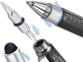 Kugelschreiber Gadgets für Männer Hungred® 6 in 1 Multitool
