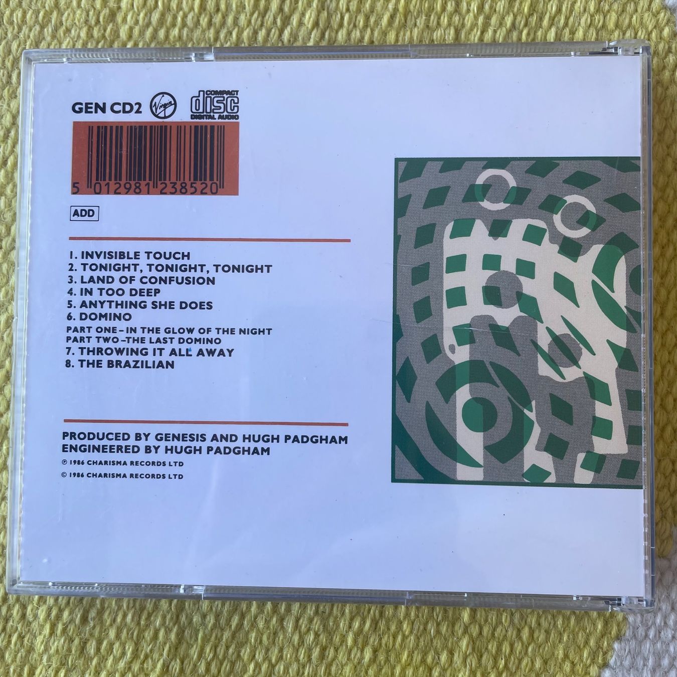 CD: GENESIS-INVISIBLE TOUCH – Usato da Rorschacherberg venduto da CD-Roli 1