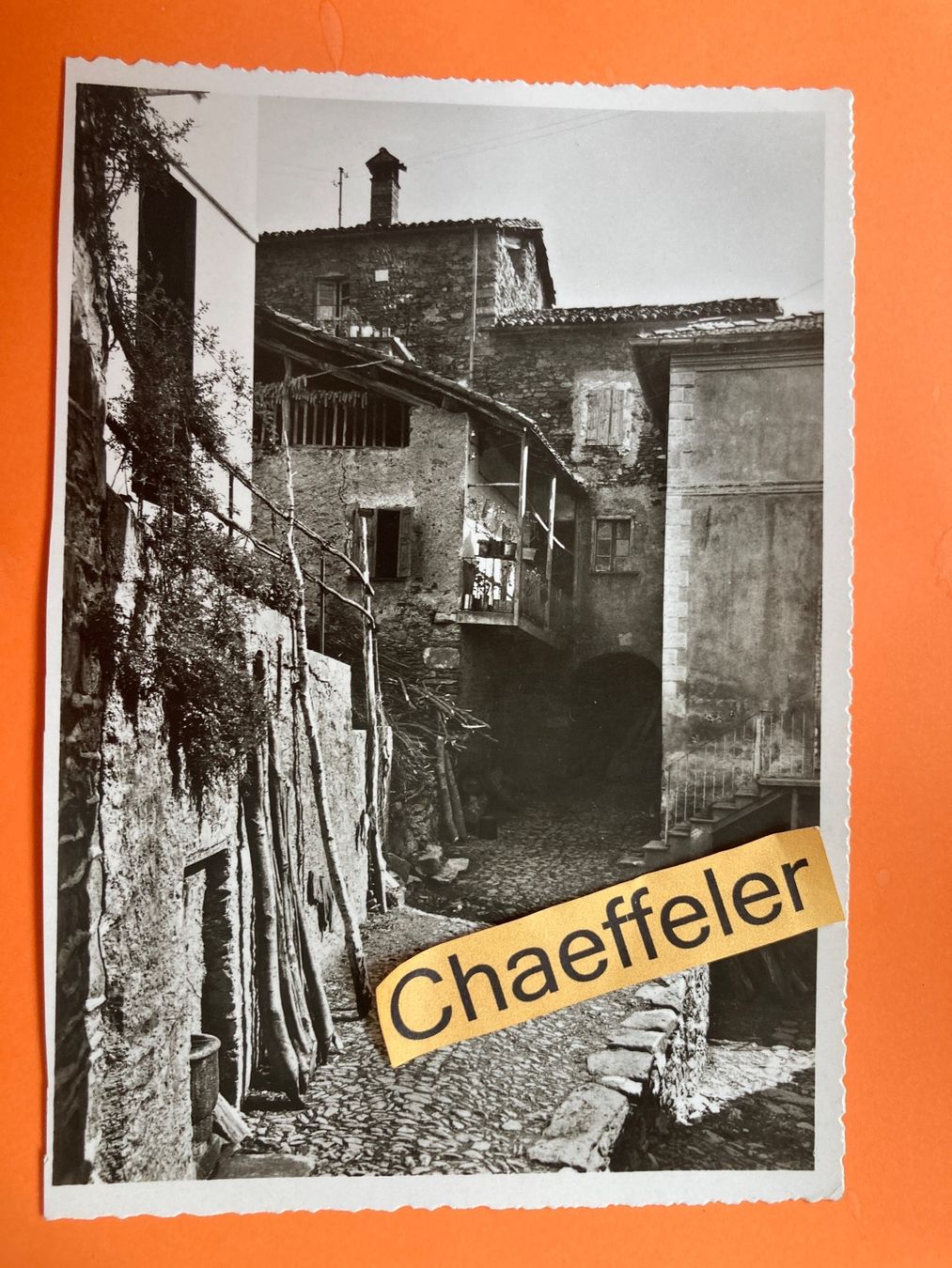Ansichtskarten: Cadematio. Dorfpartie – Gebraucht aus Zürich von Chaeffeler