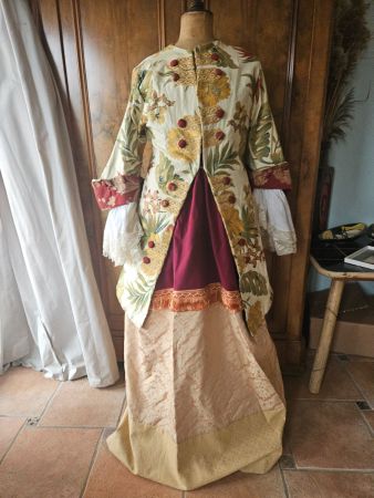 Costume baroque théâtre carnaval d'apparat