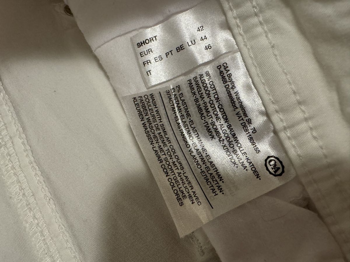 C&A Pantaloni: Weisse Hose von C&A in Grösse 42. – Usato da Adliswil venduto da StephanieAnnina 3