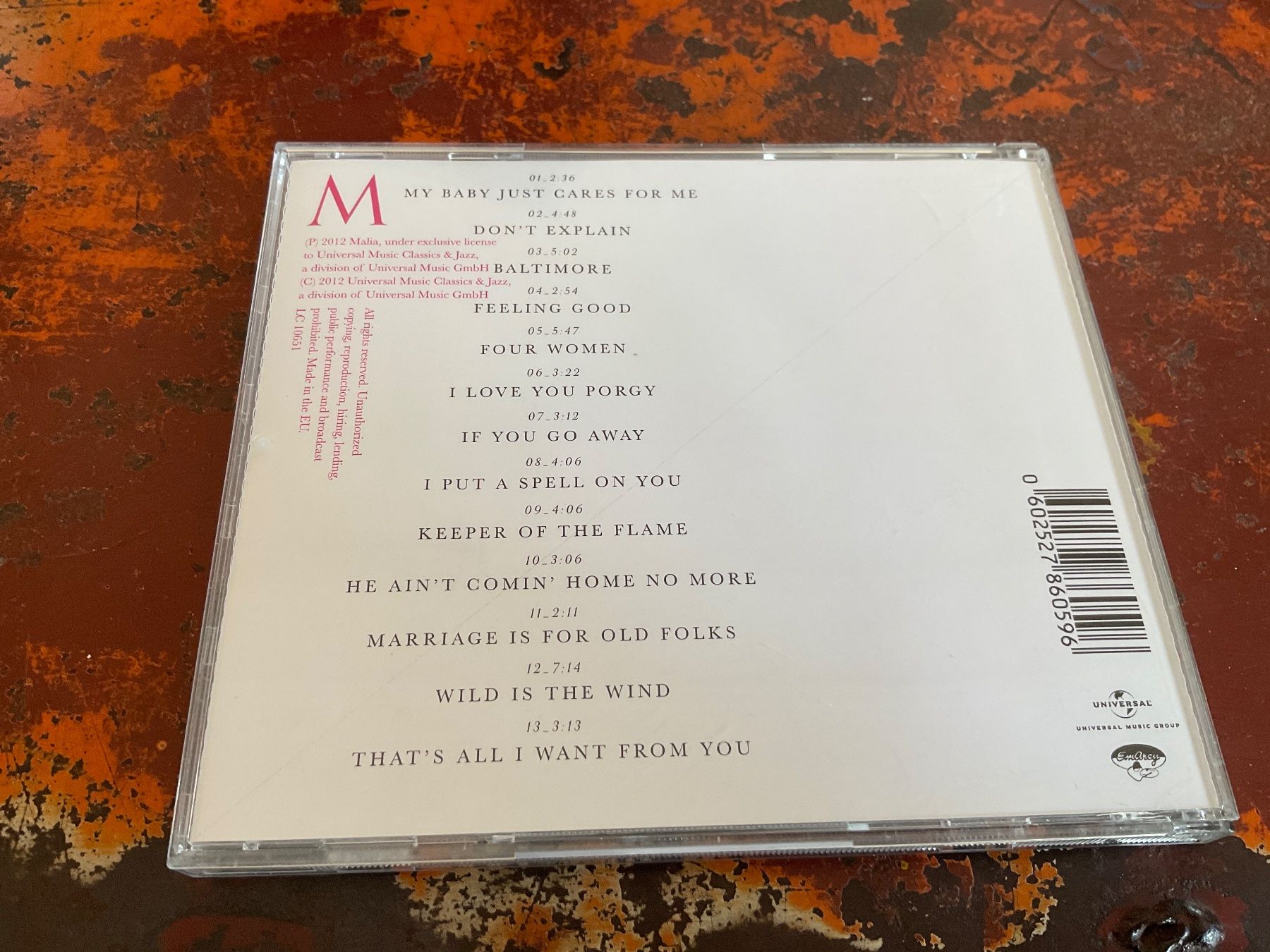 CDs: Malia Black orchid CD – Gebraucht aus Delémont von vinylfreak01 1