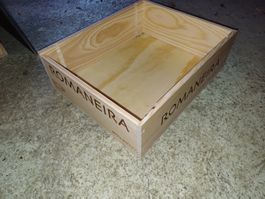 Weinkiste 3er leer 33.5x28x10.8 cm