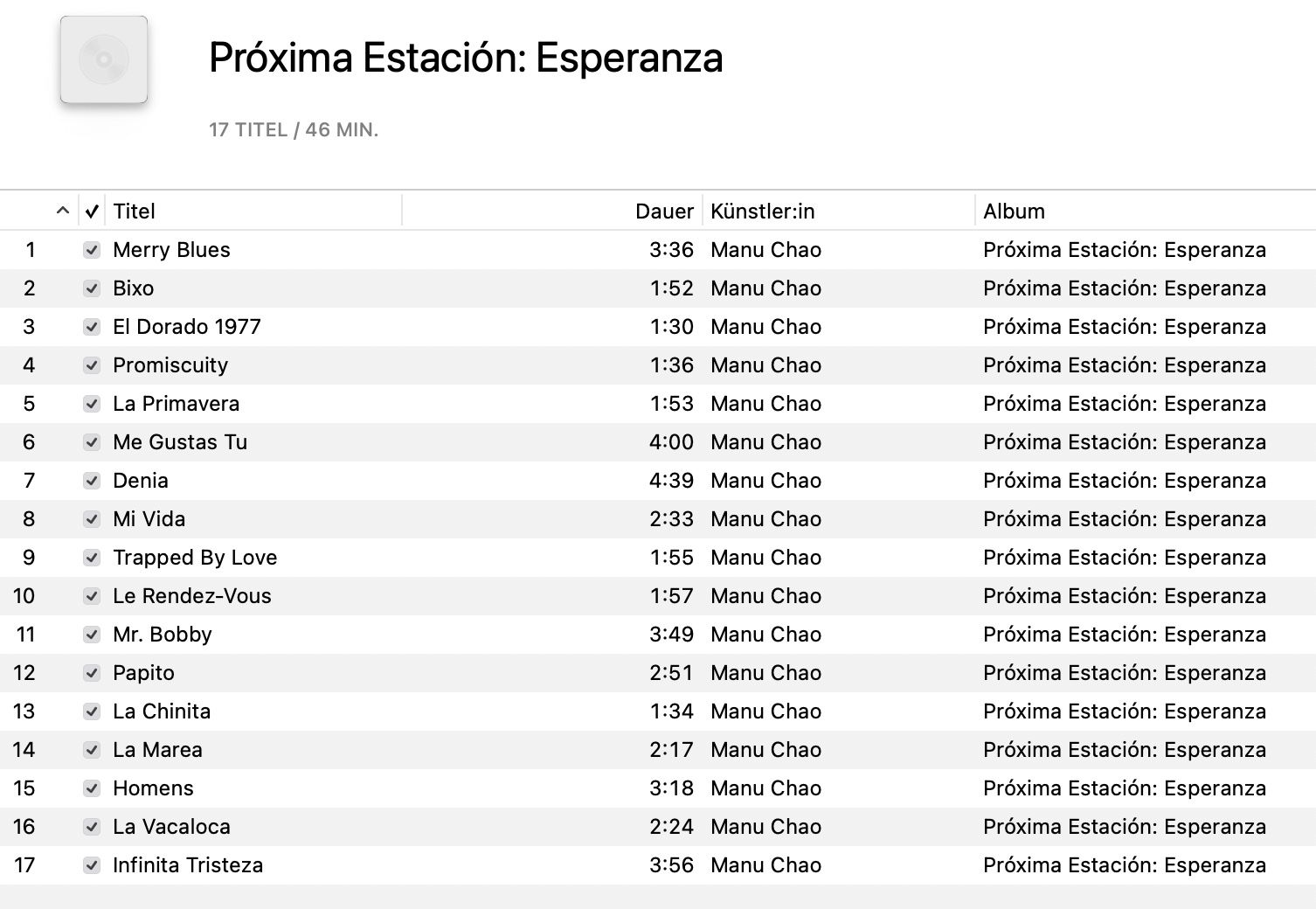 CD: Manu Chao / Próxima Estación: Esperanza – Usato da Näfels venduto da rottabi 1