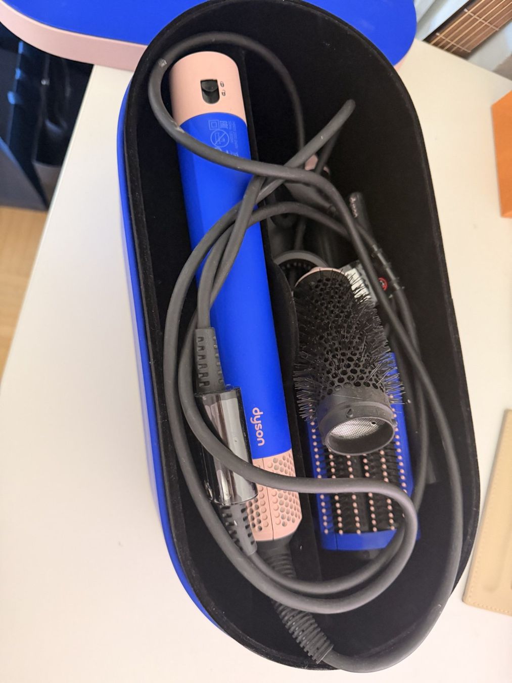 Dyson Piastre & Arricciacapelli: Dyson Airwrap Complete Long Blue Neuwertig – Nuovo (secondo la descrizione) da Frauenfeld venduto da stasella 1
