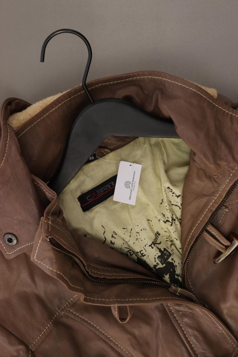 Giacche: Cabrini Lederjacke Gr. 40 braun – Usato da Neustadt an der Waldnaab venduto da SecondLifeFashion 1
