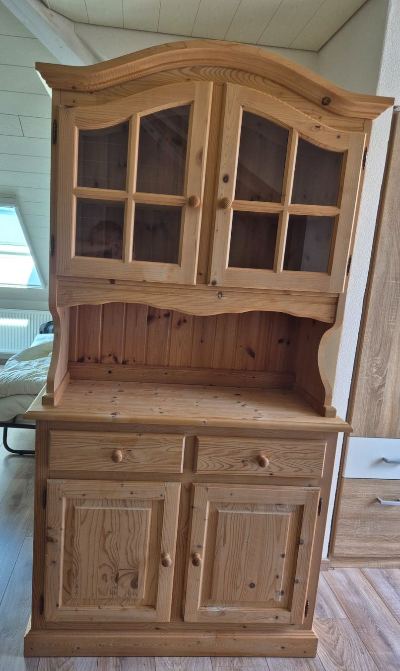 Credenze: Vaisselier/buffet en bois naturel – Usato da Cornol venduto da blinkie3
