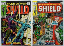 NICK FURY AGENT SHIELD #9 #16 JIM STERANKO COVER 1968/70