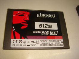 1 stück 512gb ssd. Kingston kc400. Getestet.