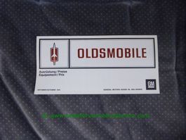 Oldsmobile Modellprogramm 1974/10 deutsch/französisch GM-Bie