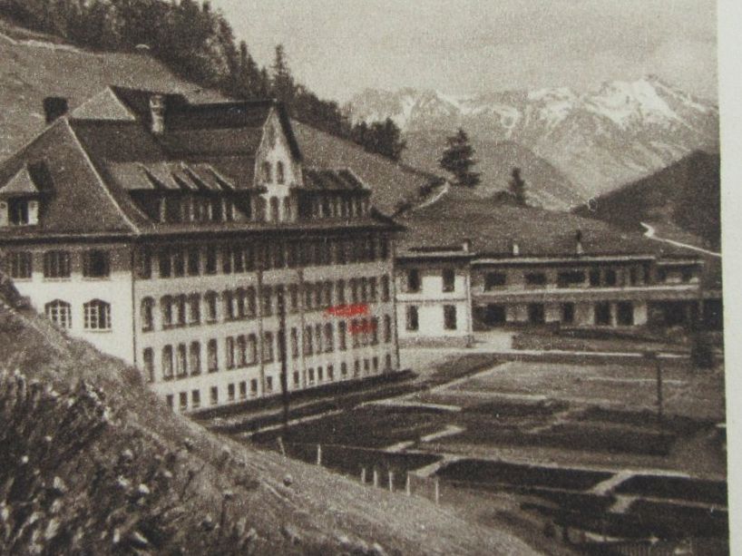 Cartoline postali: SAMADEN GR AK KREIS-SPITAL – Usato da Ettingen venduto da Hausi4711 1