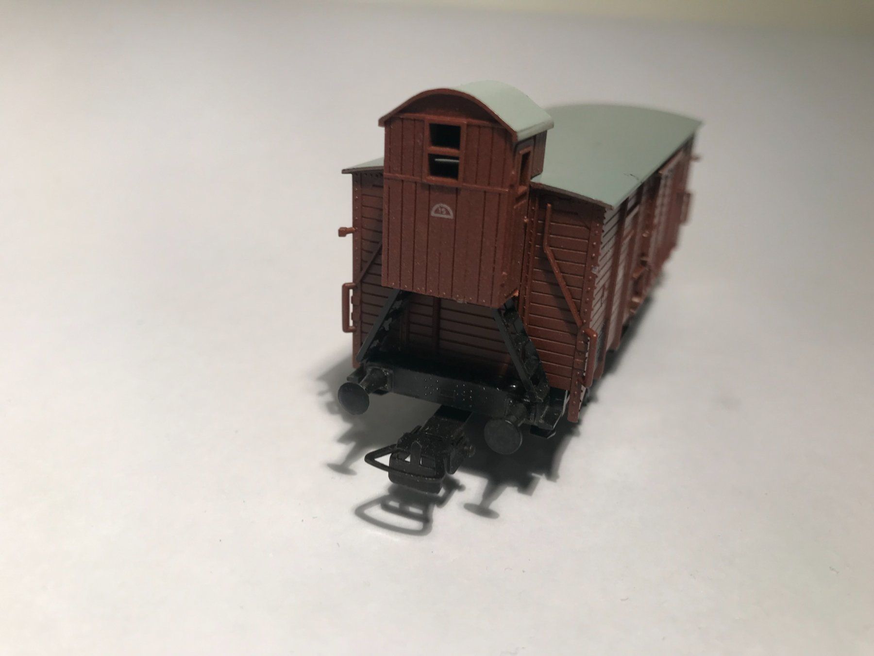 Piko Modellini di ferrovie: PIKO Gedeckter Güterwagen, DC Achsen – Usato da Buchrain venduto da Modellbahn11 2