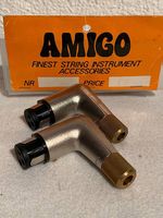 1 Paar abgewinkelte XLR Buchsen-Stecker .51