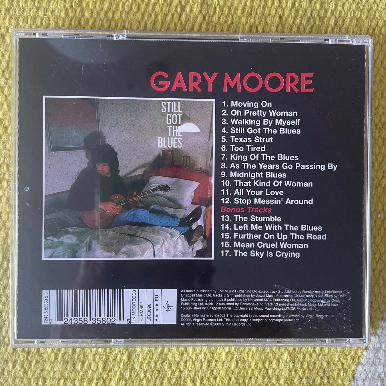 CD: GARY MOORE-STILL GOT THE BLUES DIGITALLY REMASTER EDITION – Usato da Rorschacherberg venduto da CD-Roli 1