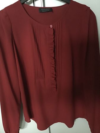 BLUSE APANAGE COLLECTION BORDEAUX GR. 36