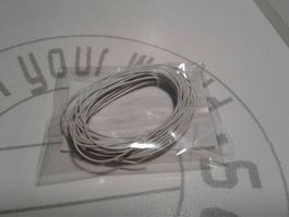 Elektrolitze 0.25mm 500cm weiß