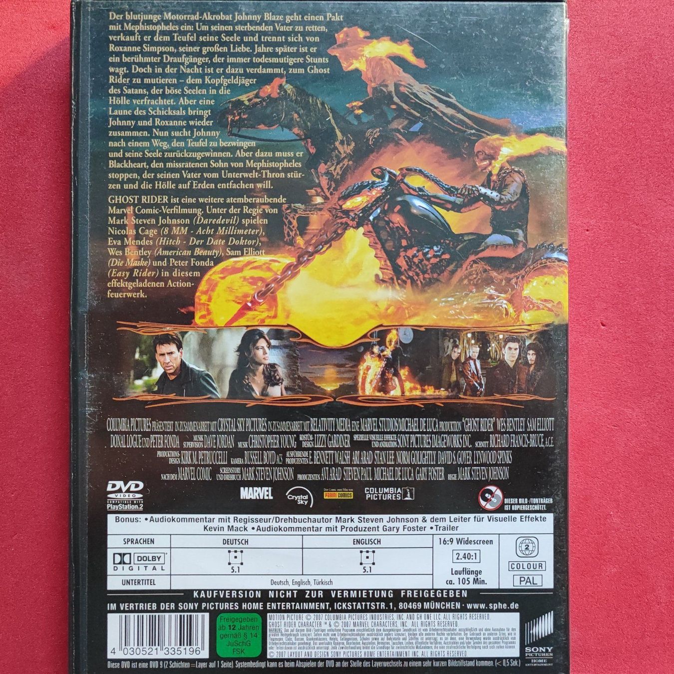 Tutti i DVDs: Ghost Rider – Usato da Dübendorf venduto da kb86_MOVIE 1