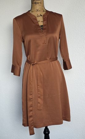H&M Kleid , Gr. 36, Rostbraun, wie neu!