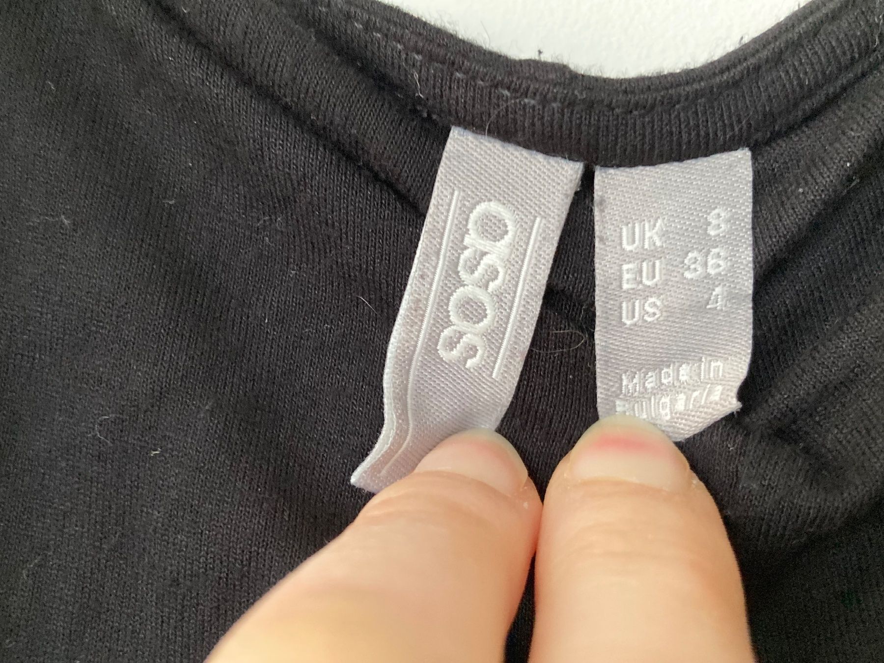 Asos Tute: 2 schwarze Umstands-Jumpsuits Gr. 36/S – Usato da Stäfa venduto da elog 2