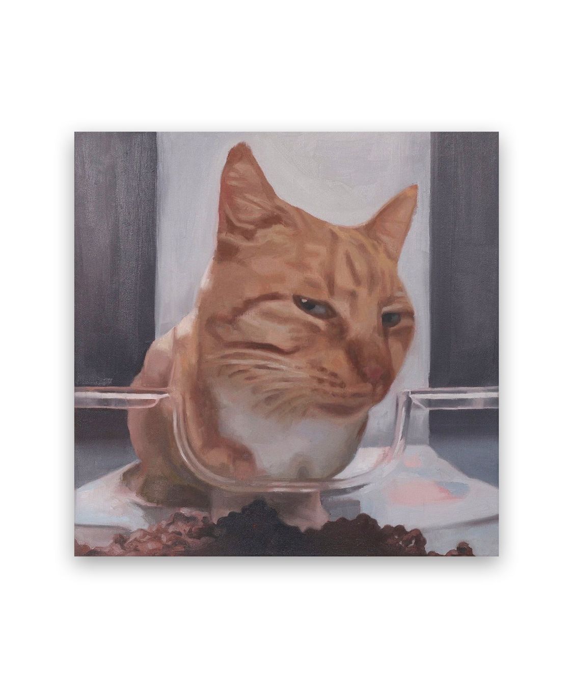 Dipinti: "Suspicioso" Ölbild 40x40cm – Usato da Zürich venduto da laranageli