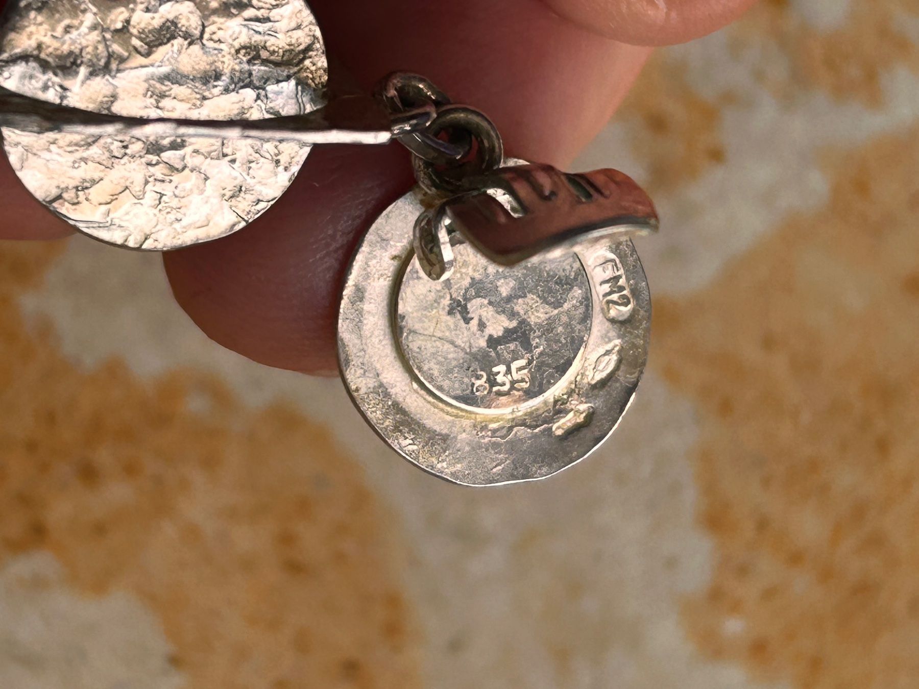 Boucles d'oreille: Silber Ohrhänger Unikat Handarbeit Design modern – D'occasion à Dittingen par Bellevista 5