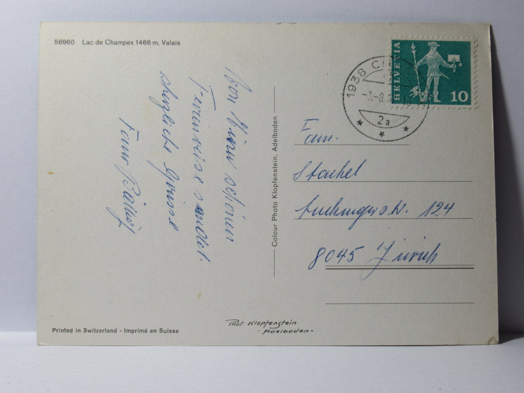 Cartes postales: Champex 1967 – D'occasion à Grenchen par Bluemchen1900 1