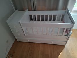Babybett mit schubladen