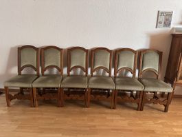 Esszimmerstühle 6x Vintage